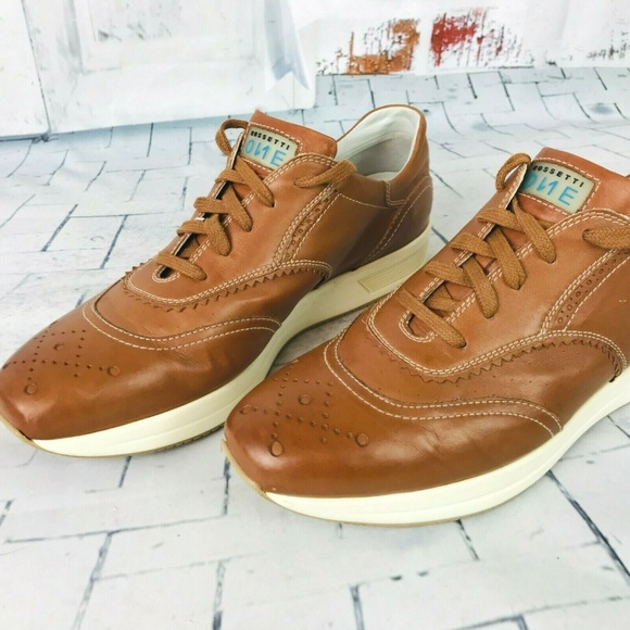 FRATELLI ROSSETTI ONE Mens Brown Leather Casual Ox - Picture 4 of 8